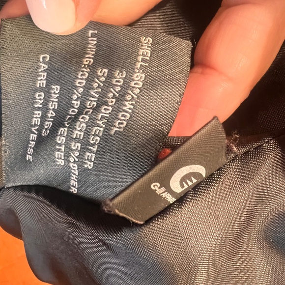 Kenneth Cole Wool Blend Midi Coat - Size 8 - Picture 4 of 4